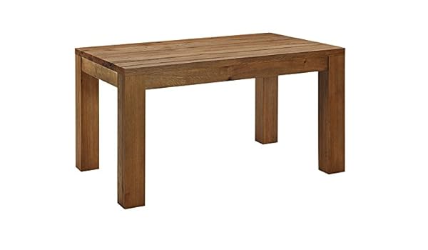 Solid Oak Dining Table Montana Swamp Antique Stained And Varnished