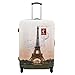 Produktbild Koffer XL Paris Eifelturm Briefmarke 77x50x27cm Hartschale Reise Trolley Schloss Bowatex