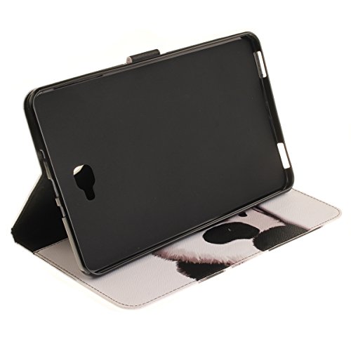 Galaxy Tab A 10.1 Hülle Case,Galaxy Tab A 10.1 Ledertasche,Ukayfe Muster Schutzhülle Leder Tasche für Samsung Galaxy Tab A 10.1 Zoll SM-T580N SM-T585N,Malerei Süße Panda Muster Slim Fit Folio PU leder Flip Cover im Bookstyle Kunstleder Schutzhülle Cover Tasche mit Ständer für Samsung Galaxy Tab A 10.1 Zoll SM-T580N SM-T585N mit 1 x Schwarze Eingabestift (Panda) - 5