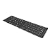 Produktbild sinhan Faltbare tragbare Bluetooth Wireless Tastatur Keyboard mit Ständer Halterung für Android, iOS, Windows, OS X mit Schutzhülle/Tablet-Ständer