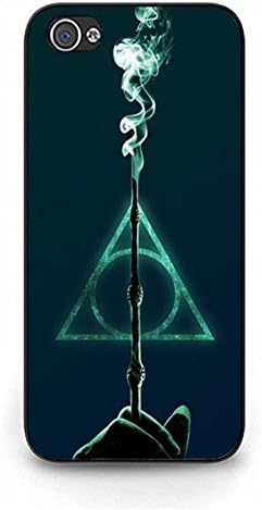 Apple Iphone 5 5s Case Cover Deathly Hallows,Harry Potter Theme Tv Logo LamLamArt Store