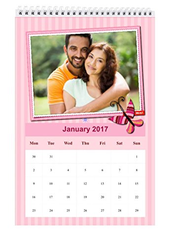 Pyramidmart Customized 2019 Wall Calendar - 18in x 12in - Vertical - Personalize with Your Own 12 Pictures - Spiral Bound at Top - WC-1812-V3 RS.899 (44.00% Off) - Amazon