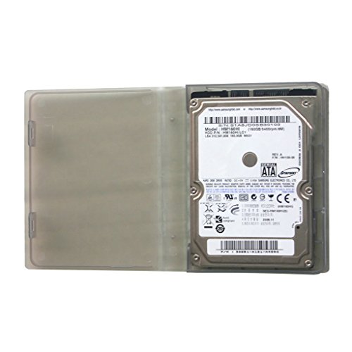 Generic 2.5 „SATA Festplatte HDD SSD Gehäuse Fall Festplattengehäuse, Farben Auswählbar – Grau - 5