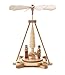 Produktbild DREGENO Seiffen Pyramide mit Christi Geburt, Holz, Natur, 19.5 x 19.5 x 25 cm,