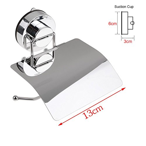 Annstory Super leistungsfähige Vakuumsauger Edelstahl Toilettenpapierhalter, Badzubehör - 6