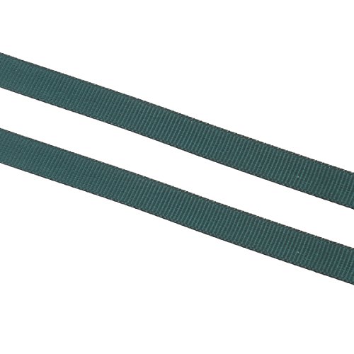 10 Meter Ripsband 10mm Webband zum nähen Band Borte Scrapbooking Zierband Besatzband Stoffband Webbänder Dekoband Schmuckband Schleifenband (Petrolgrün) - 2