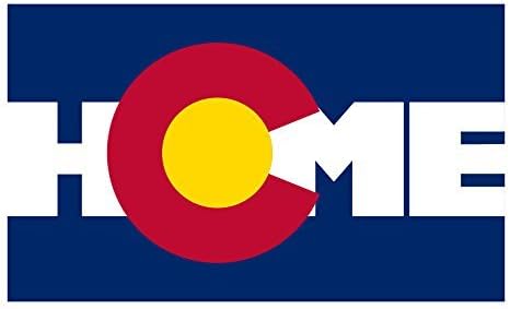 Colorado State Flag Home Bumper Stickers - Pack of 2 by Quality Montessori