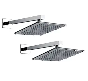 Prestige 6x6 Sandwich Rain Shower Head with 12inch Arm-Pack of 2