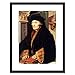 Produktbild PAINTING ANTIQUE HOLBEIN JUNIOR DUTCH POLYMATH ERASMUS FRAMED PRINT B12X12838