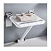 Produktbild GAELLE Badklappsitz, Barrierefreie Dusche, Wandhocker, rutschfest, Seniorenschutz, Badhocker, Weiß