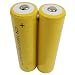 Produktbild 2PCS Batterie für Taschenlampe sunnmi 3.7V 9800mAh Li-Ion wiederaufladbar Batterien (Li-Ionen-Akku, Gelb)