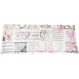 Körnerkissen Wärmekissen Dinkelkissen Herzen weiß / beige / rosa 100% Baumwolle 50x20cm