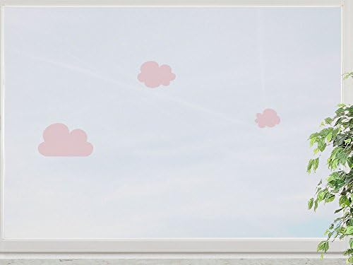 Wandfabrik – Window Sticker Clouds – Set of 3 (HG) rosé - 758