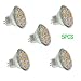 Produktbild WELSUN LED Spot Lampen MR11 GU4 5 W 360 LM 2800-3200 K 12 SMD 5730 Warmes Weiß/Kühles Weiß DC 12 V Dekorativ 5 Stück (Light Source Color : Warmweiß)