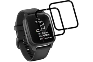 Banuyaw für Schutzfolie Garmin Venu Sq 2 Folie Garmin Venu Sq 2 Displayschutzfolie, für 2 Stück Sensitive Touch Garmin Venu Sq 2 Panzerglasfolie, Soft TPU HD Schutzglas Garmin Venu Sq 2 Panzerfolie