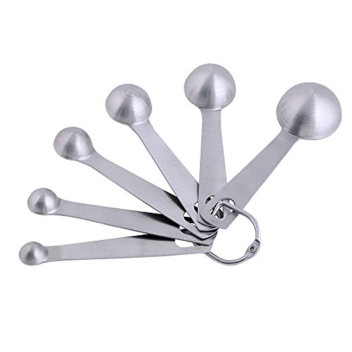 Vicloon 18/8 Edelstahl Messlöffel, Mess-Stick für Messung von Flüssigkeit und trockenen Zutaten - 4
