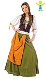 Tallaje ancho Limit Sport - Disfraz de tabernera medieval Agnes, para adultos, talla XL (MA061)