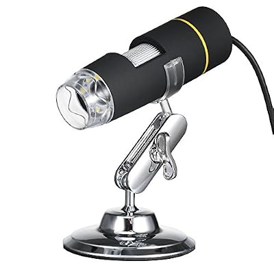 KKmoon Microscope endoscope Numérique 8 LED USB 1000X avec l'Endoscope de Fonction OTG Loupe Magnétique Loupe Lumineux