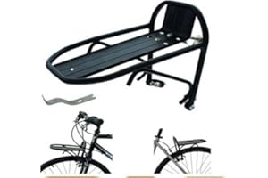 LAXZO Bicycle Mini Pannier Rack - Front rear pannier rack carrier 24-28 bike luggage