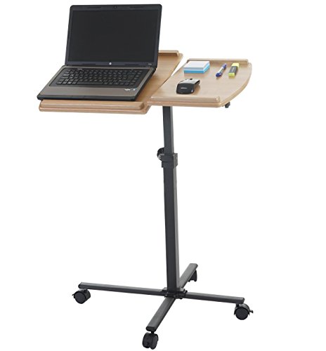 Laptoptisch Lancester, Notebooktisch Laptopständer, höhenverstellbar schwenkbar ~ Buche-Optik - 2