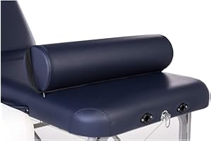 PORTA LITE INNOVATION IN THERAPY Skin-Touch® Luxurious PU Upholstery Premium Quality Massage Table Bolster Support Cushions - Carry Handle + Selection of Colours/Sizes-Wedge, Knee, Neck, Shoulder, Full/Half Round (Full Round, Navy)