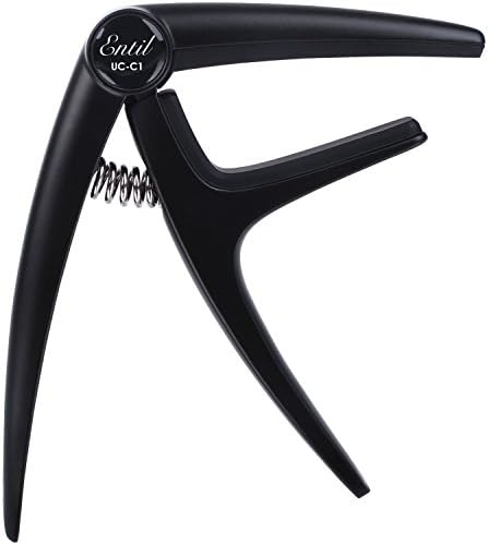 Acoustic Capo Electric / Guitar Quick Change Single-handed Alloy Trigger for Electric &amp; Classical Guitar, Ukulele, Bass, Banjo &amp; Mandolin lovers, Black