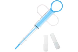 JJOnlineStore - Dog Cat Pill Dispenser | Pet Tablet Dispenser | Popper Piller | Capsule Table Pusher for Feline | Puppy Feeding Kit | Cat & Dog Pill Dispenser -Solid & Liquid Medicine (Blue)