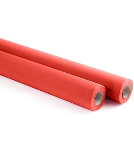 Rotolo TNT Rosso Per Confezioni Regalo – 80 Cm X 20 Metri – Tessuto Non Tessuto Monouso Per Cesti, Fiori E Artigianato - 3