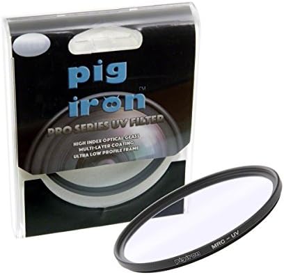 Pig IronPro Series Multi-Coated UV Filter. Camera Lens Protector Filter. Premium B270 Schott Glass Element. (67mm)