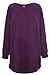 Produktbild Sheego Casual Damen long Sweatshirt // beere (48)