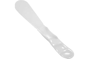 LA MIERE Autoclavable 7.5” Handle Spatula, Dental Straight Spatula, Dental Alginator Mixer, Mixing Spatula Alginate Spatula Plaster Spatula 1 White