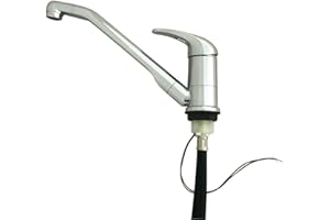 MARVIX Roma - Miscelatore per rubinetto dell'acqua a becco lungo, 12 V, con micro interruttore, per camper, roulotte, barca