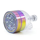 Tamaño: Los 82Mm * 52M M BBYaki Amoladora De Aleación De Zinc, Color Del Arco Iris De La Capa 52Mm3, Tabaco / Polen / Amoladora De Especias, Con Embudo, Fácil De Transportar