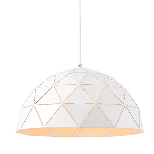 lux.pro Hängeleuchte 1 x E27 Weiß Pendelleuchte Hängelampe