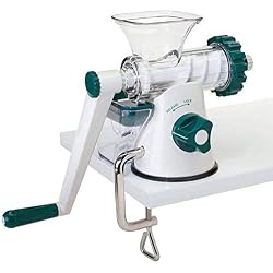 Lexen Healthy Juicer Extracteur de Jus d'Herbe Manuel Blanc