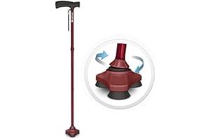 HurryCane - The All-Terrain Cane; Freedom Edition - Roadrunner Red by HurryCane