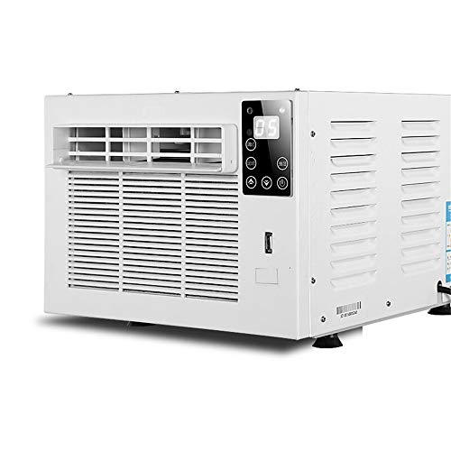 ZMXZMQ Climatiseur Mini-Compact avec Commandes Mécaniques, Climatiseur/Thermopompe Coulissant Compact avec Télécommande,1.95 * 0.9 * 0.95m