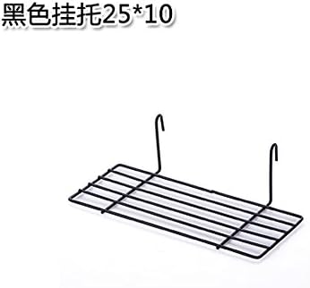 UWSZZ Simple wind-wrought iron wall wall-mounted racks of hanging basket ideas baskets mesh photos decorative storage basket Black hanging tray 25*10