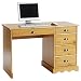 Produktbild IDIMEX Schreibtisch Bürotisch COLETTE, honigfarben, Landhausstil