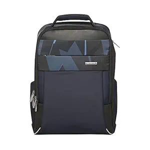 Samsonite Unisex 3 Compartment Zip Closure Laptop Backpack (Blue_Free Size)