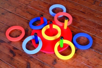Kids Indoor/ Outdoor Fun Toy Protruding Poles Quoits Style Foam Ring Toss Sets Kids Indoor/ Outdoor Fun Toy Protruding Poles Quoits Style Foam Ring Toss Sets