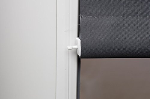 Thermo-Rollo Orange 60 x 150 cm ohne Bohren Verdunkelungsrollo Seitenzugrollo Klemmrollo - 8