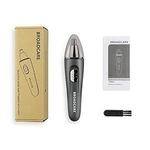 BROADCARE Nose Hair Trimmer Portable Electric Nose Hair Clipper Personal Care Nose Hair Razor with Light for Men - Image 6