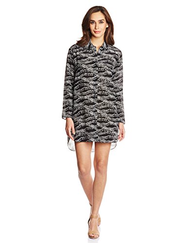 French Connection Women's Silk Shirt Dress