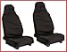 LAND ROVER DISCOVERY 3 (2004-2008) FRONT BLACK HEAVY DUTY WATERPROOF SEAT COVERS