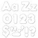 Produktbild Trend Enterprises weiß 4-Zoll Casual groß-/Kleinschreibung Combo Pack Ready Letters (t-79905)