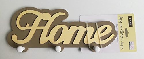 Vintage Shabby Chic Wooden Home Clothes Coat Hanger Wall 3 Seater