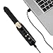 Carmen by Samantha C81037 Cordless USB Rechargeable Curling Tong with Keratin Protech - Black