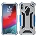 Produktbild Simicoo iPhone XS Max Hülle Armor CNC Metall Rahmen Slate Stoßfest Handyhülle Militär Starkes Tough Armor Heavy Duty Schutz Outdoor stoßen hartes Starkes Coole Tasche für iPhone XS Max (Blue)