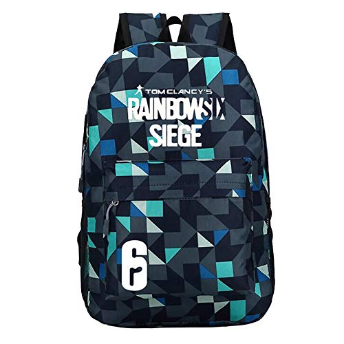 Preisvergleich Produktbild Johannas Rucksack Schultasche RSS Buch Tasche Beutel Casual Canvas Handtasche Travelbag Aufbewahrungstasche für Geschenk(Gitter Schwarz)